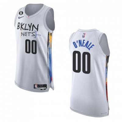Brooklyn Nets Custom Nike White 2022 23 Authentic Jersey City Edition